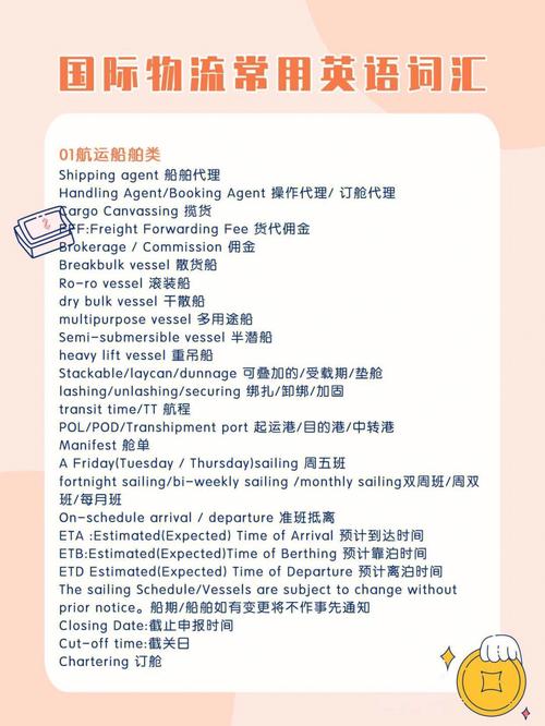 物流貨運方面的術語叫什么物流貨運方面的術語叫什么名字