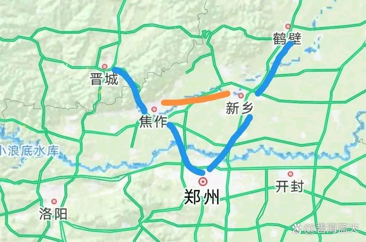 新鄉貨運鐵路新鄉貨運鐵路線路圖